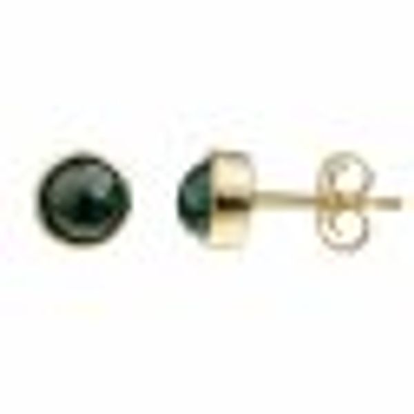 Ohrstecker 375/- Gelbgold Malachit günstig online kaufen