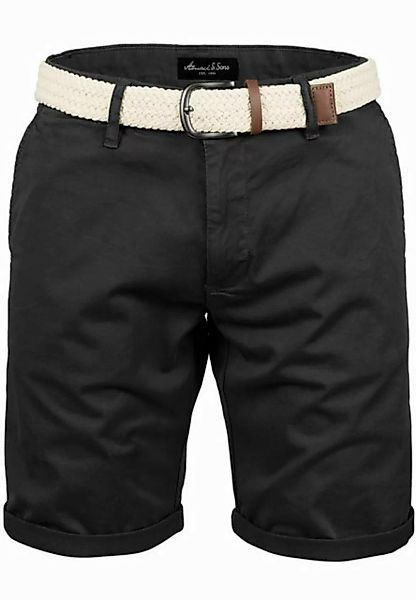 Amaci&Sons Chinoshorts BERWYN Chinoshort inkl. Gürtel Herren Bermuda Short günstig online kaufen