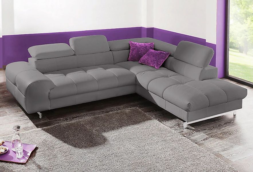 COTTA Polstergarnitur »Chef L-Form«, (Set), Set bestehend aus: Ecksofa mit günstig online kaufen