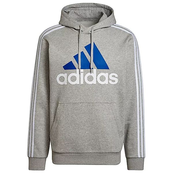 Adidas Bl3 Stripes Kapuzenpullover XS Medium Grey Heather / White günstig online kaufen
