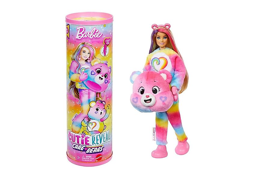 Barbie Anziehpuppe Barbie Cutie Reveal Glücksbärchis Serie 2 Mit 10 Überras günstig online kaufen