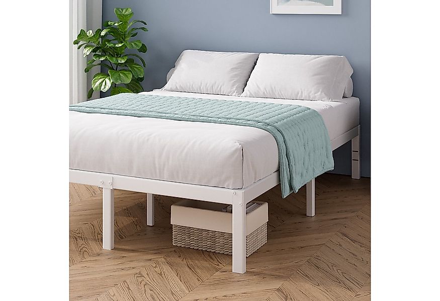 ZINUS Bettgestell Felix Bettrahmen mit Lattenrost, Gästebett (Metallbett, W günstig online kaufen