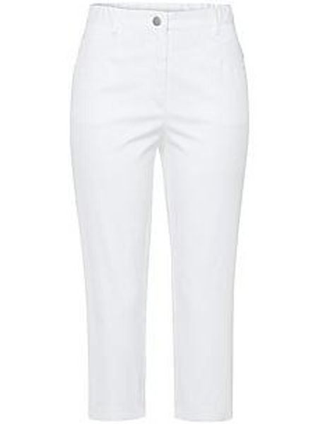 Comfort Fit Caprihose Peter Hahn weiss günstig online kaufen