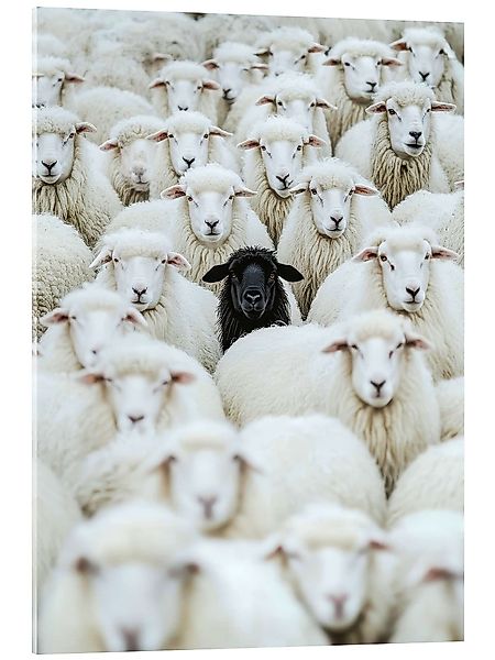 Posterlounge Wandbild Schwarzes Schaf, Peter Roder, günstig online kaufen