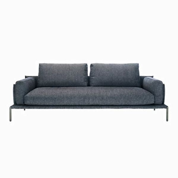 Sofa Noah textil grau / L 230 cm - Stoff - Zanotta - Grau günstig online kaufen