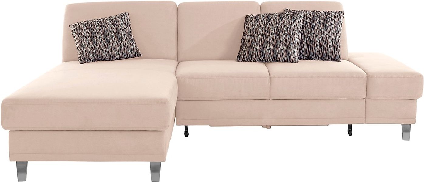 sit&more Ecksofa »Clio L-Form«, wahlweise mit Bettfunktion oder Vorziehsitz günstig online kaufen