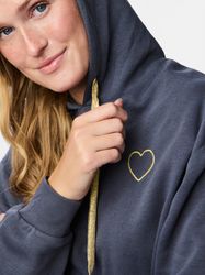 pieces Kapuzensweatshirt PCCHILLI LS HEART HOODIE günstig online kaufen