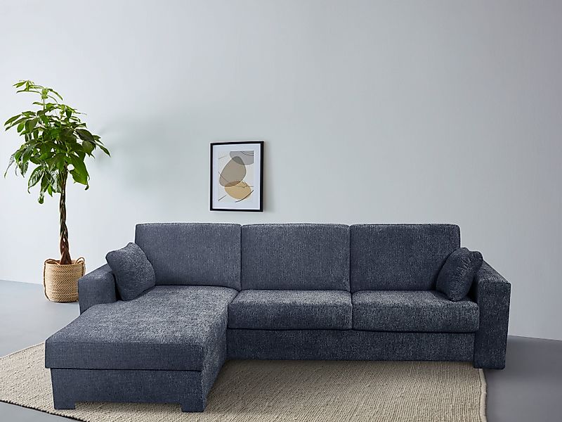 Home affaire Ecksofa Roma "L" Dauerschlaffunktion, günstig online kaufen