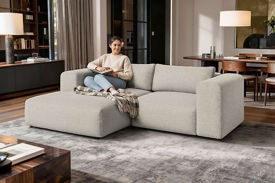 OTTO home Ecksofa »TIARRA Design-Sofa mit Ottomane recht/links bestellbar, günstig online kaufen