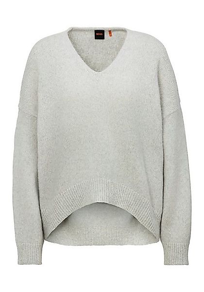 BOSS ORANGE Strickpullover "Fondys Premium Damenmode", mit V-Ausschnitt günstig online kaufen