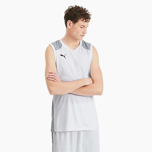 PUMA Herren Basketball Trikot | Mit Aucun | Weiß/Grau | Größe: XL günstig online kaufen