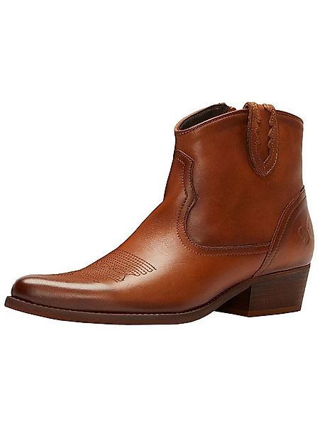 Felmini Stiefelette Leder . Cowboy Stiefelette günstig online kaufen