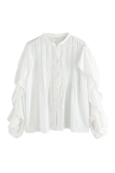 LAURA ASHLEY Langarmbluse Laura Ashley Langärmelige Bluse mit Rüschen (1-tl günstig online kaufen