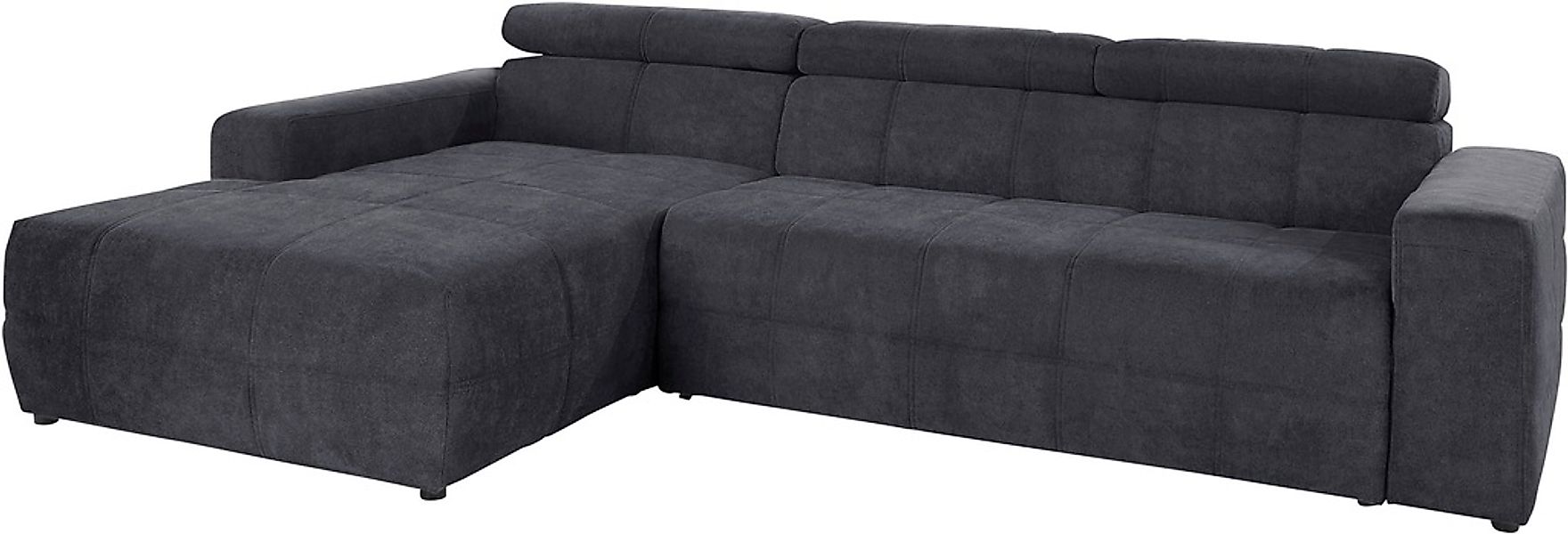 DOMO collection Ecksofa "Brandon B/T/H: 289/177/80 cm, whlw. mit Sitztiefen günstig online kaufen