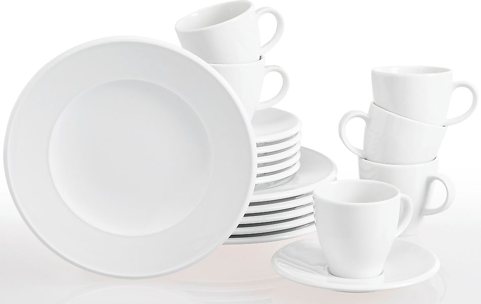 Retsch Arzberg Kaffeeservice »Geschirr-Set, Service Novo«, (Set, 18 tlg.), günstig online kaufen