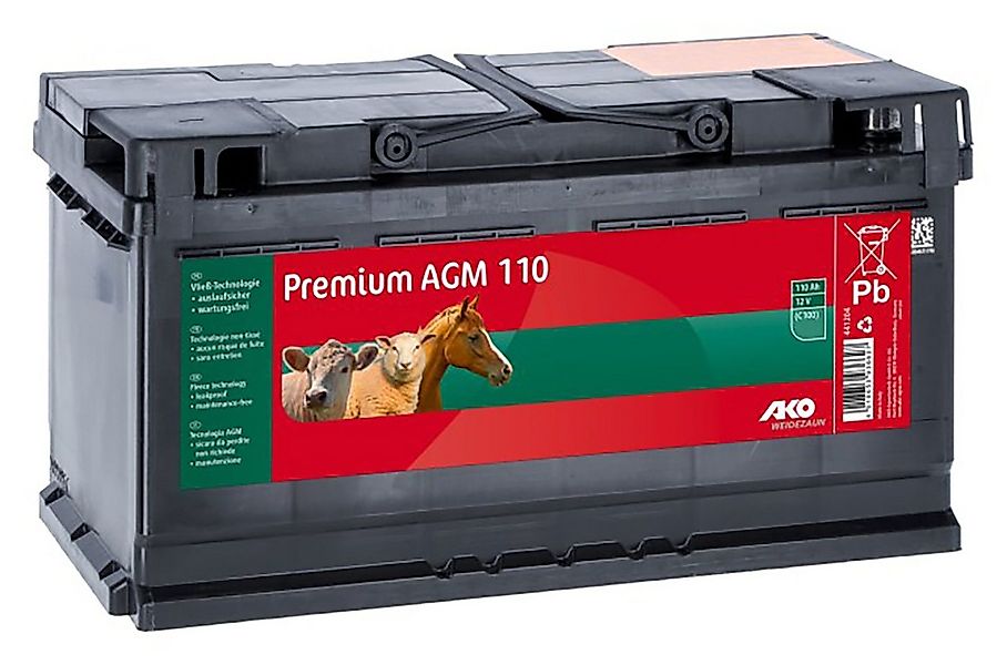 Kerbl Weidenzaun Kerbl AKO Premium AGM Batterie, 110AH (C100), 441204 günstig online kaufen