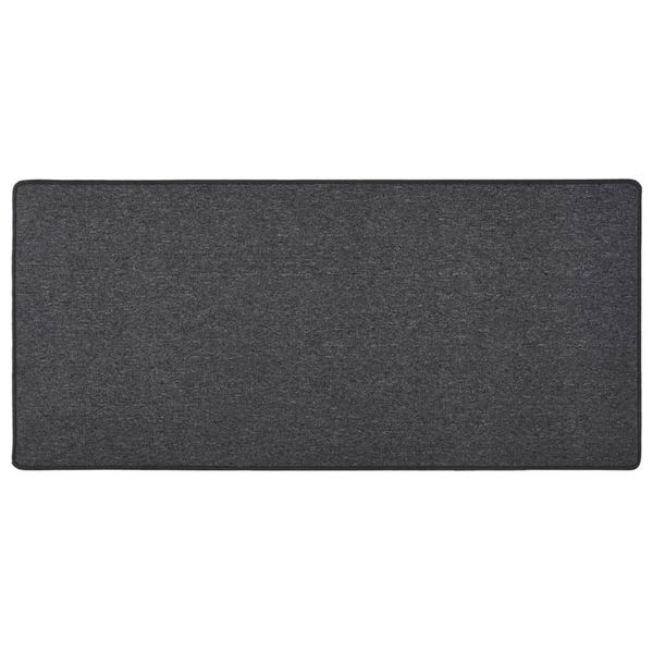 vidaXL Teppich Teppichläufer Anthrazit 80x150 cm, günstig online kaufen