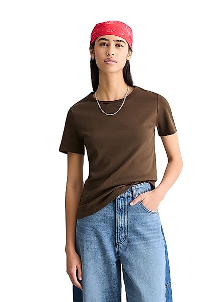 Marc OPolo DENIM T-Shirt "aus weichem Rippjersey" günstig online kaufen