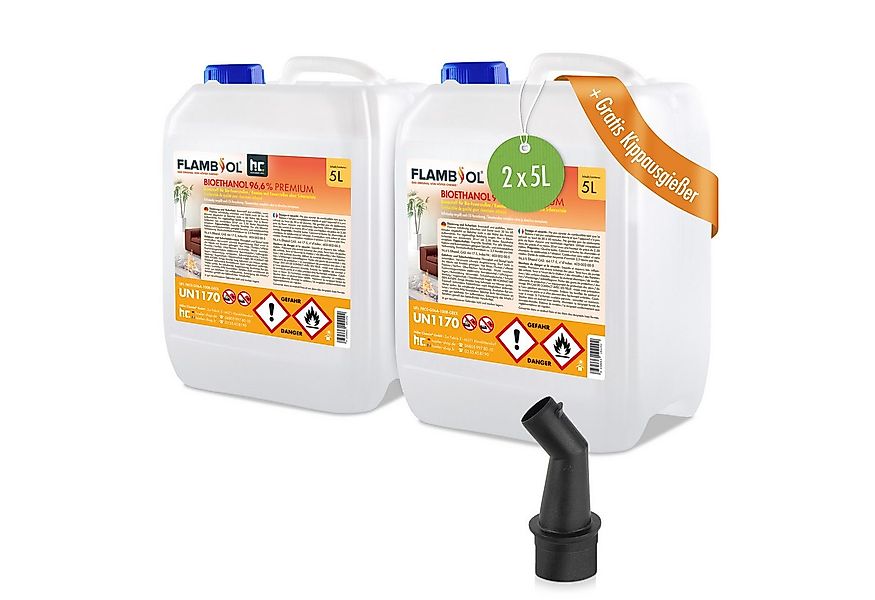 Höfer Chemie GmbH Bioethanol 2x 5L FLAMBIOL® Bioethanol 96,6% Premium für K günstig online kaufen