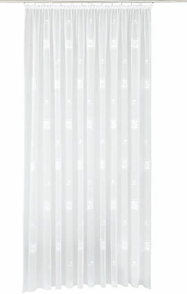 Weckbrodt Gardine »Alexa«, (1 St.), Jacquard, strukturiert,halbtransparent, günstig online kaufen