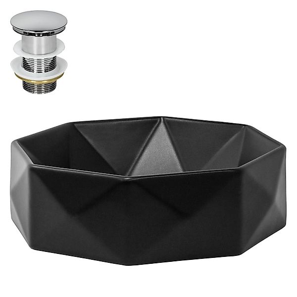 LuxeBath Waschbecken Aufsatzwaschbecken aus Keramik für günstig online kaufen