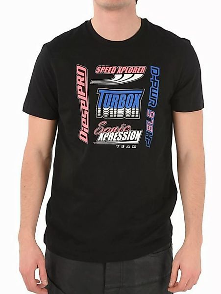 Diesel Rundhalsshirt Logo Print Shirt Schwarz - T-DIEGOS-K38 günstig online kaufen