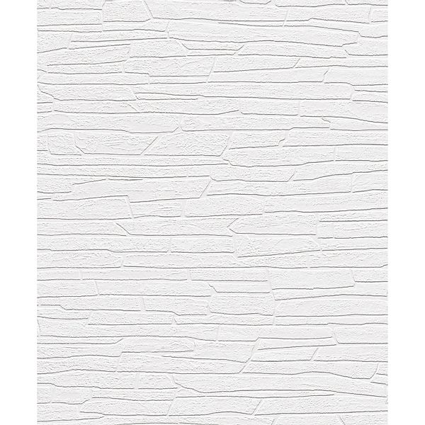 Rasch Vliestapete Wallton 150001 Steine Weiß 10,05 m x 0,53 m günstig online kaufen