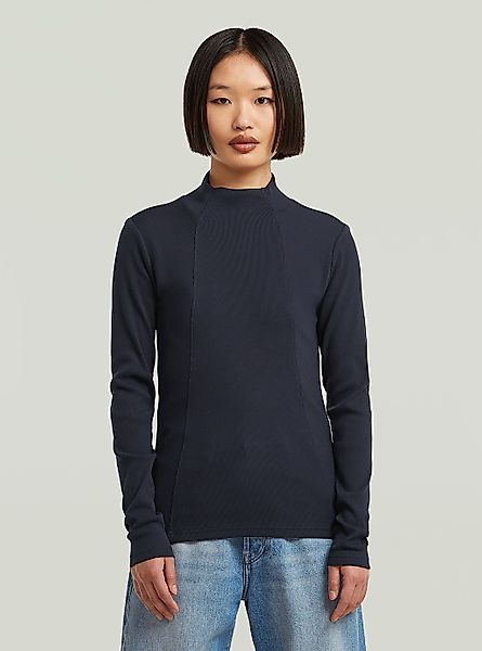 G-STAR T-Shirt "A-Line Slim Mock T-Shirt" günstig online kaufen