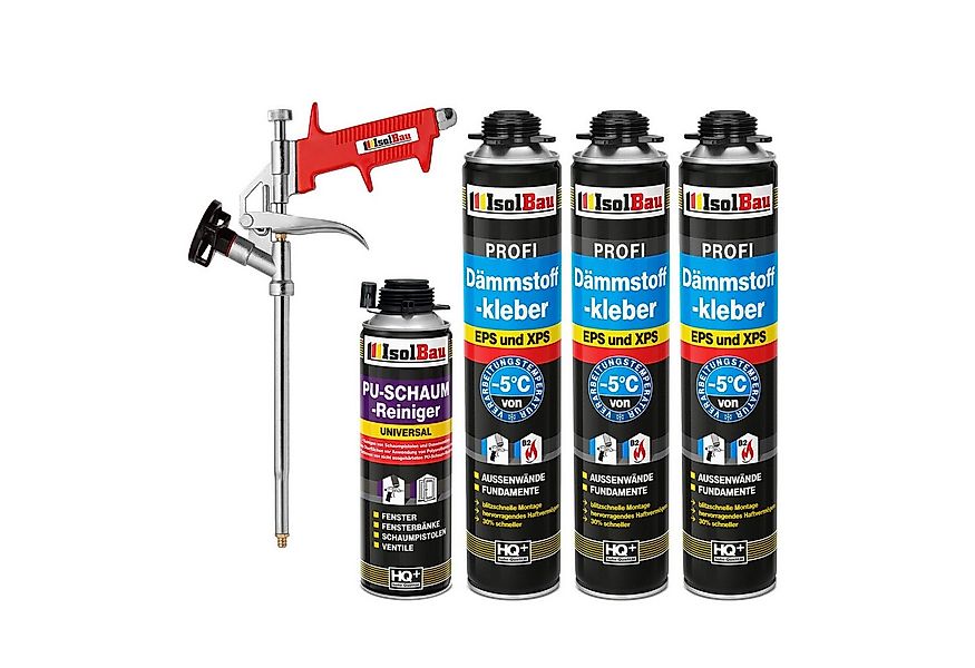 None Montagekleber SET Dämmstoffkleber 3 x 750 ml Klebeschaum Perimeterkleb günstig online kaufen