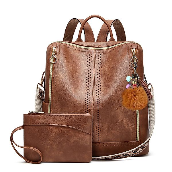 RWEUOQ Rucksack Lederrucksäcke Freizeitrucksack Reiserucksack Mit günstig online kaufen