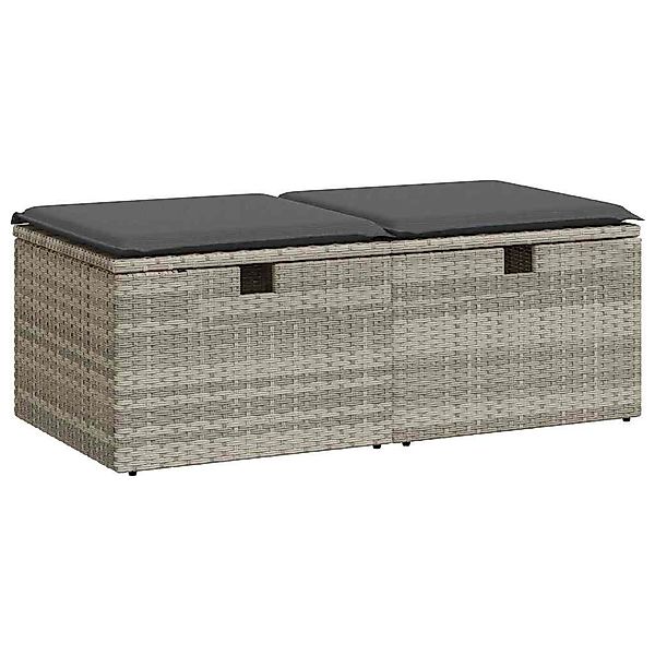 vidaXL Gartenlounge-Set 2-tlg. Garten-Sofagarnitur mit Kissen günstig online kaufen