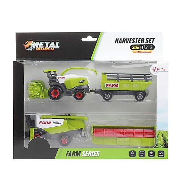 Toi-Toys Spielzeug-Auto Metal World Landwirtschafts-Set - günstig online kaufen