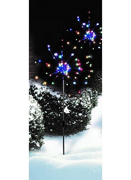 Luna24 simply great ideas... Gartenstecker LED Gartenstecker Feuerwerk bunt günstig online kaufen