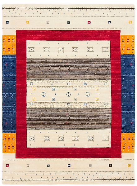 carpetfine Wollteppich »Gabbeh Sofia, auch als Läufer«, rechteckig, 15 mm H günstig online kaufen