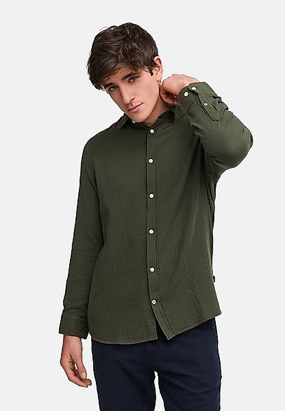 Kronstadt Langarmhemd Herren KSAvery Herrenhemd Langarm luftig-leicht durch günstig online kaufen