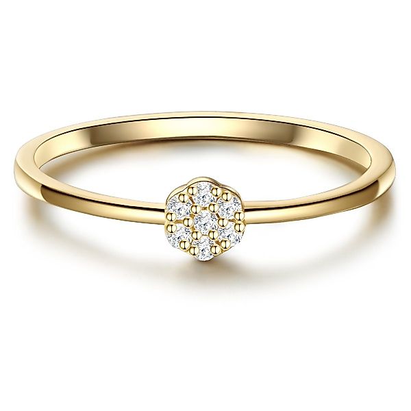 Lulu & Jane Fingerring Messing, mit günstig online kaufen