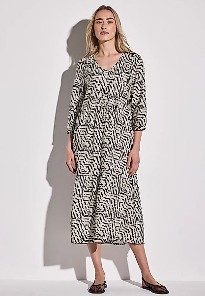 STREET ONE Midikleid Ohne Taschen mit grafischem Muster günstig online kaufen