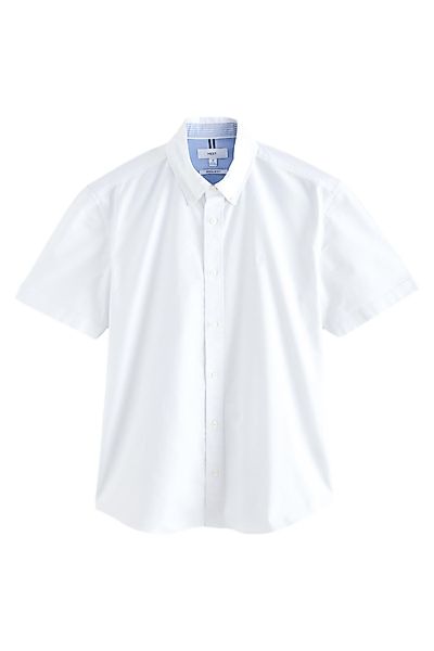 Next Kurzarmhemd Kurzärmeliges Regular Fit Oxford-Hemd günstig online kaufen