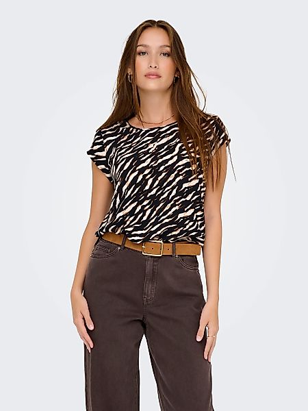ONLY Shirtbluse "ONLVIC S/S AOP TOP NOOS PTM" mit Allover Druck günstig online kaufen