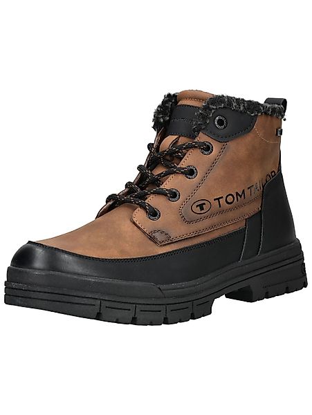 TOM TAILOR Schnürstiefelette "Tom Tailor Stiefelette Lederimitat" günstig online kaufen