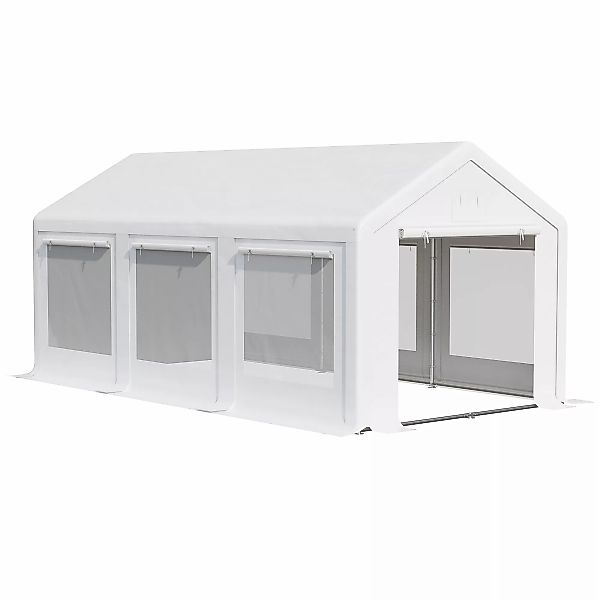 Outsunny Pavillon mit aufrollbaren Seitenwänden, mit günstig online kaufen