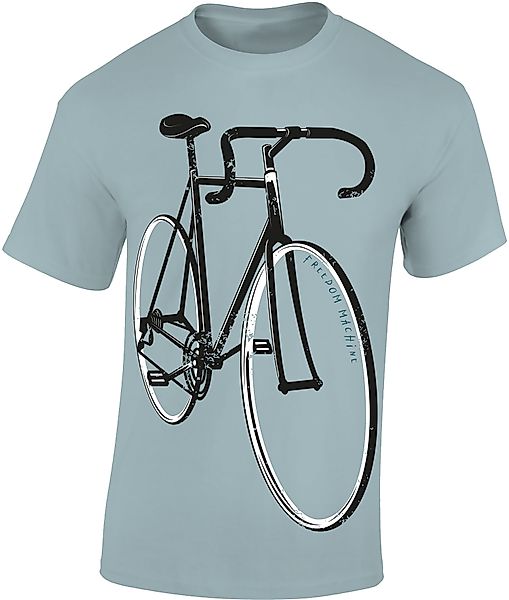 Baddery Print-Shirt Fahrrad T-Shirt: "Freedom Machine", günstig online kaufen