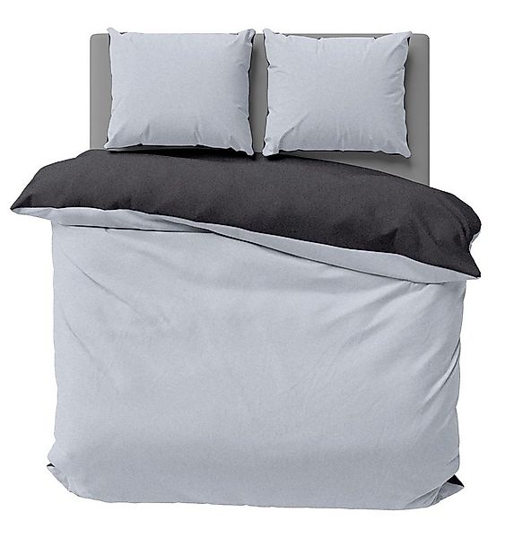 One Home Bettwäsche Doubleface Unifarben, Fleece, 3 teilig, Wende modern, k günstig online kaufen