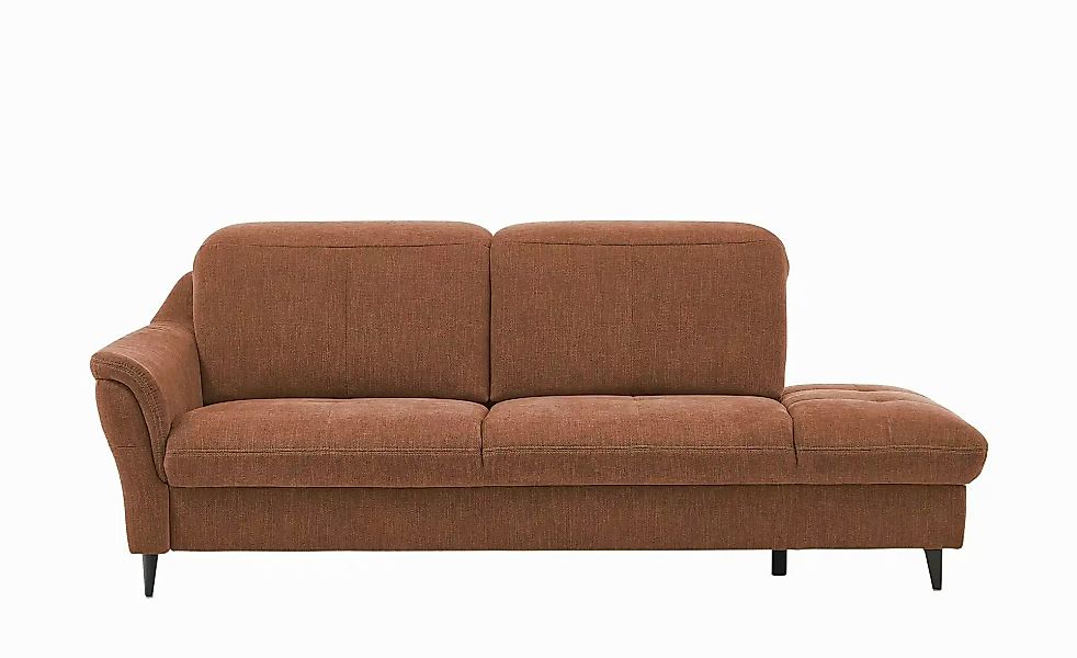 meinSofa Recamiere  Ellen ¦ orange ¦ Maße (cm): B: 219 H: 103 T: 102.0 Pols günstig online kaufen