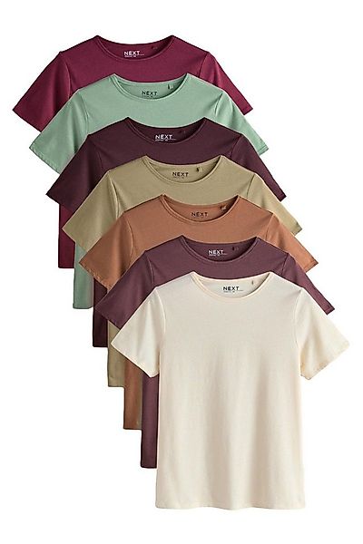 Next T-Shirt 7er-Pack Rundhals-T-Shirts für jeden Tag (7-tlg) günstig online kaufen