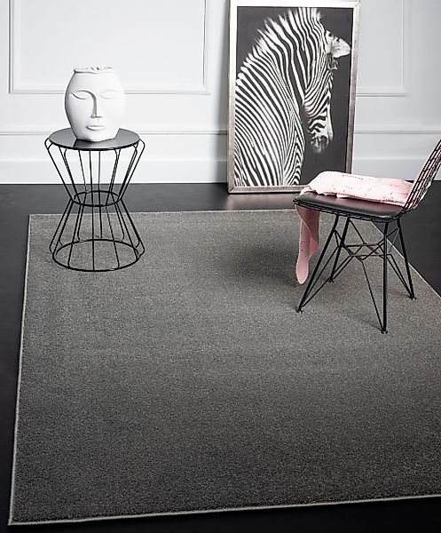 merinos Teppich "Montana" rechteckig 20 mm Höhe Kurzflor, Uni-Farben, beson günstig online kaufen