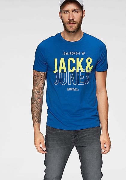 Jack & Jones T-Shirt "JCOKOMPO Kurzarm-Design mit Print und optimaler Passf günstig online kaufen