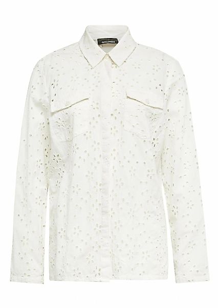 GOLDNER Langarmbluse "Leichte Blusenjacke aus Baumwolle" günstig online kaufen