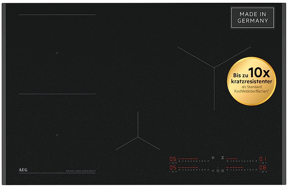 AEG Induktions-Kochfeld "TII84B0FFZ" SaphirMatt- 4x kratzresistentere Oberf günstig online kaufen