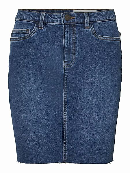 NOISY MAY High Waist Jeansrock Damen Blau günstig online kaufen